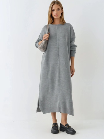 Robes en maille My fashion en gris