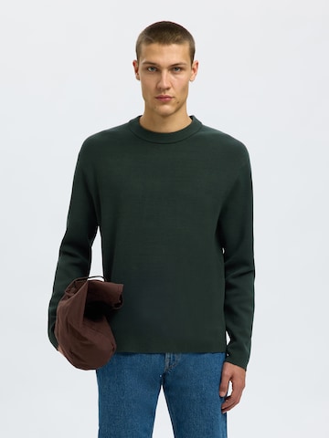 SELECTED Sweater 'SLHTELLER' in Green: front