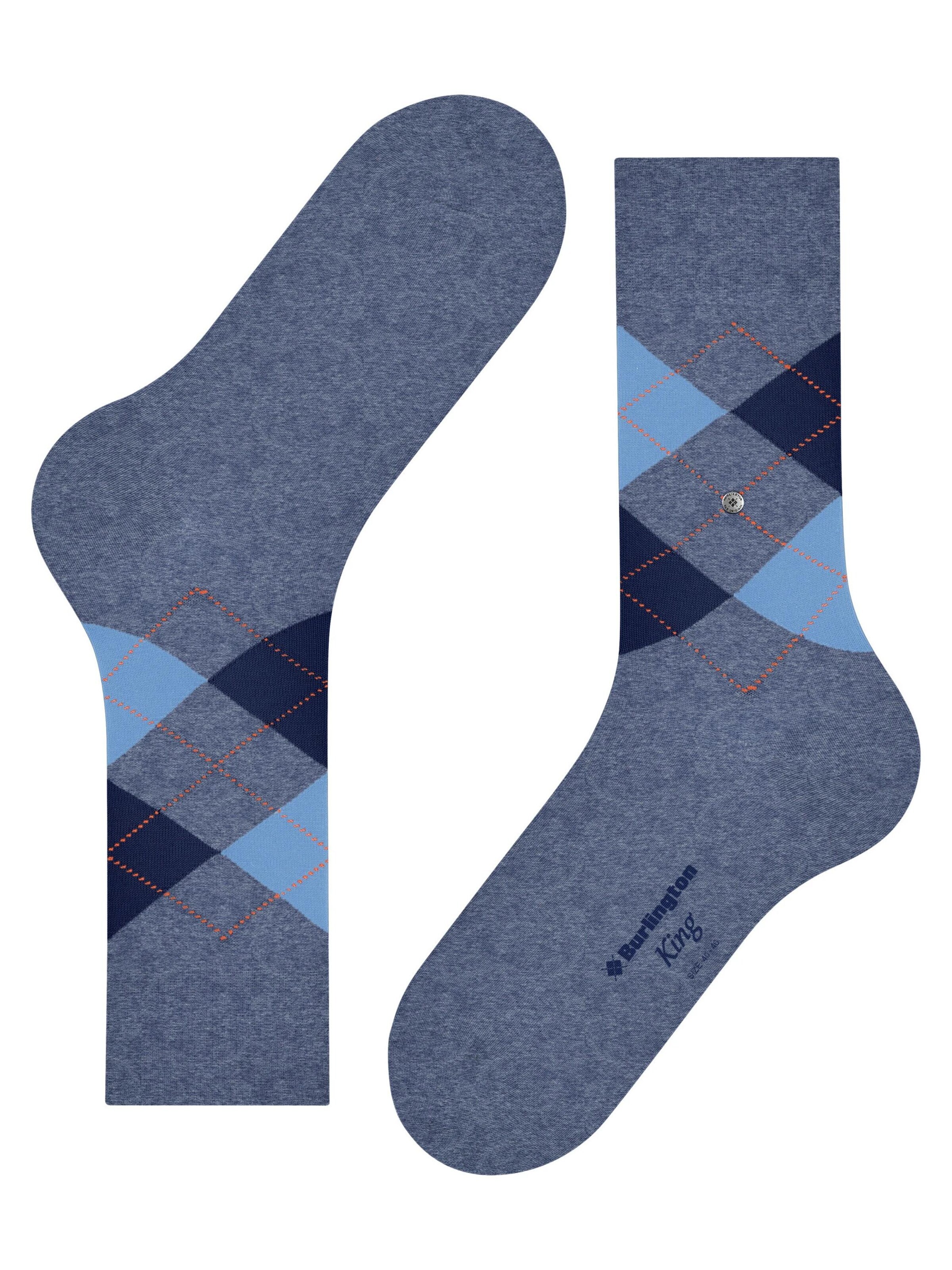 BURLINGTON Socks 'King' in Blue