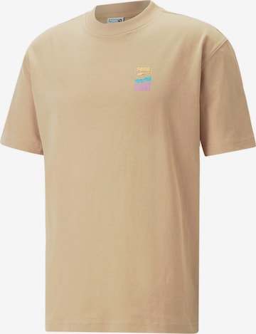 PUMA Shirt 'DOWNTOWN' in Beige: front