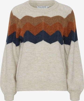 PULZ Jeans Sweater 'Mimi ' in Beige: front