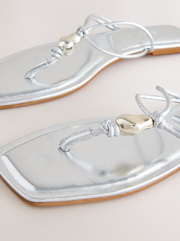 Infradito 'Forever Comfort' di Next in argento