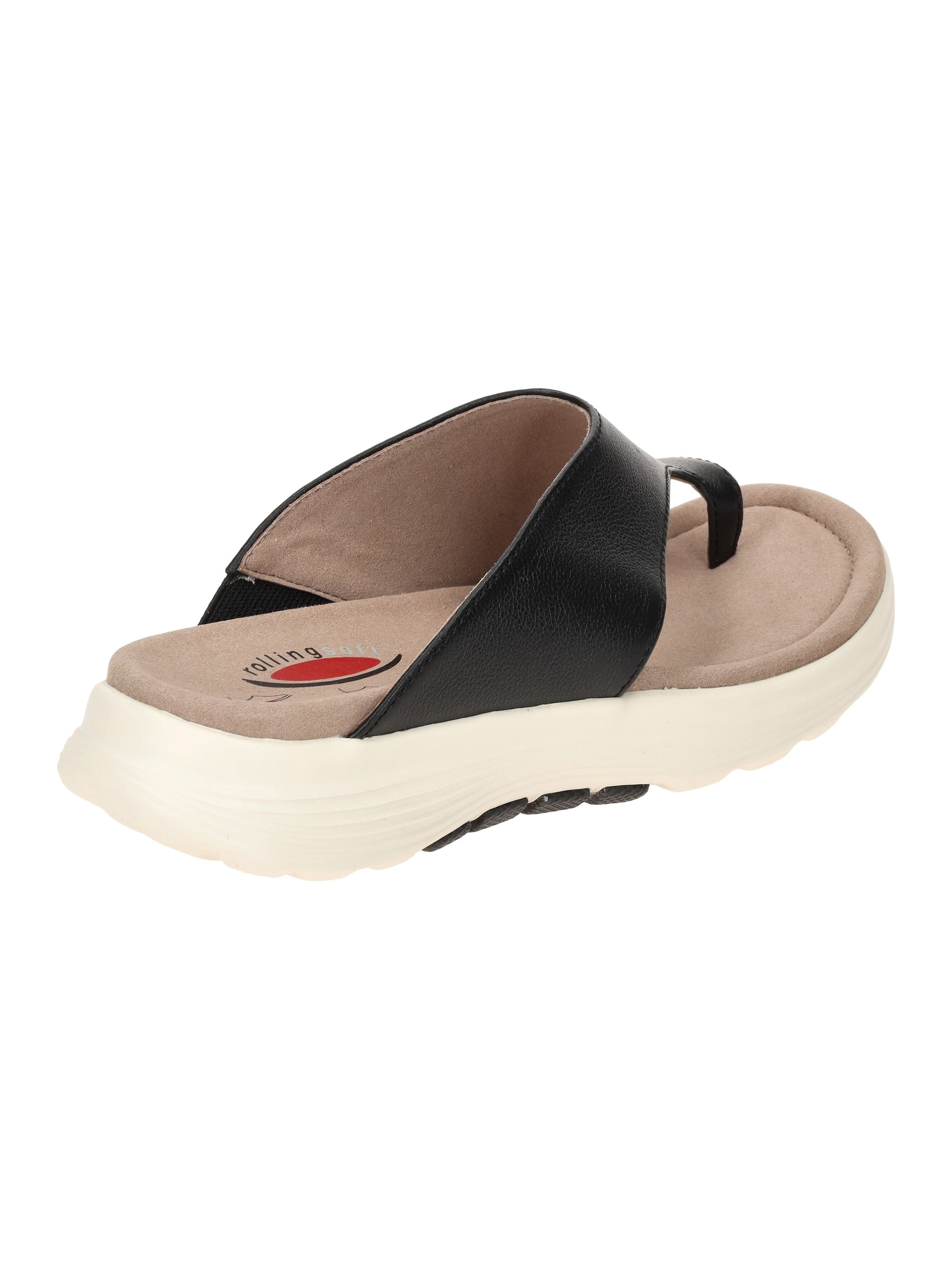 GABOR Pantolette 'Gabor RollingSoft Pantolette schwarz Glattleder 86.812.67'‌‌‌‌‌ in Schwarz