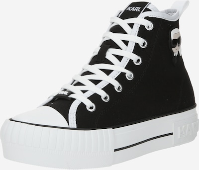 Sneaker alta Karl Lagerfeld di colore nero / offwhite, Visualizzazione prodotti