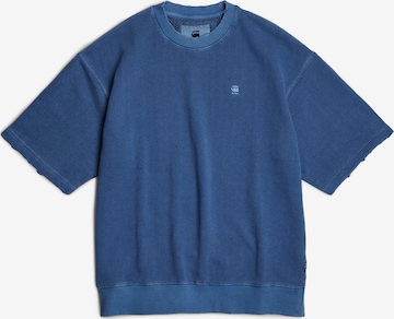 G-Star RAW Sweatshirt in Blauw: voorkant