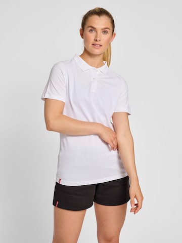 T-shirt fonctionnel Hummel en blanc : devant