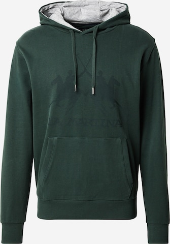 Sweat-shirt La Martina en vert : devant