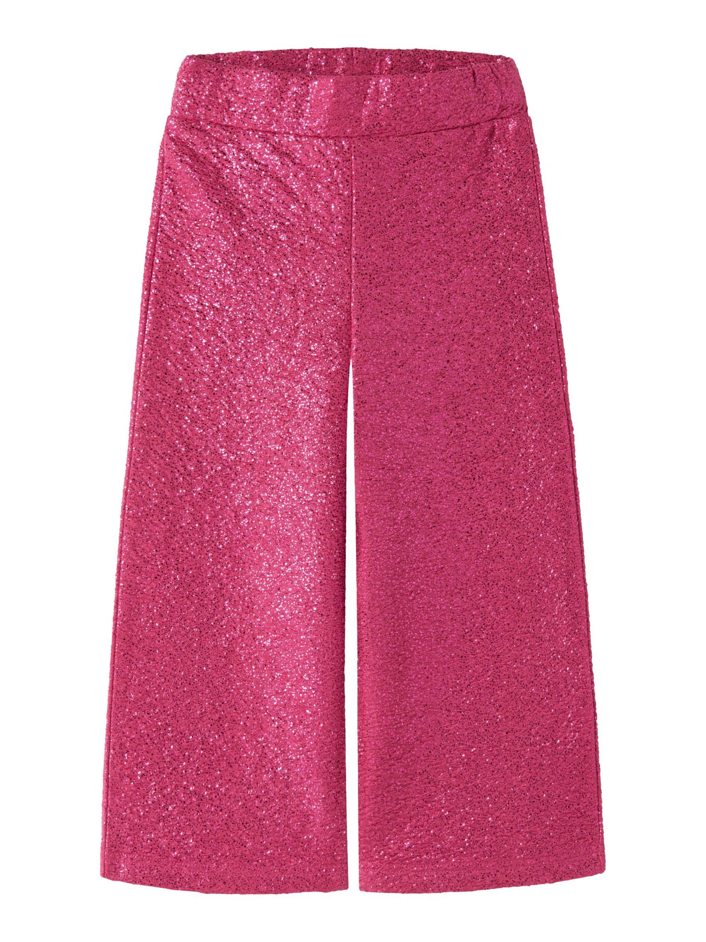 NAME IT Wide leg Broek in Roze: voorkant