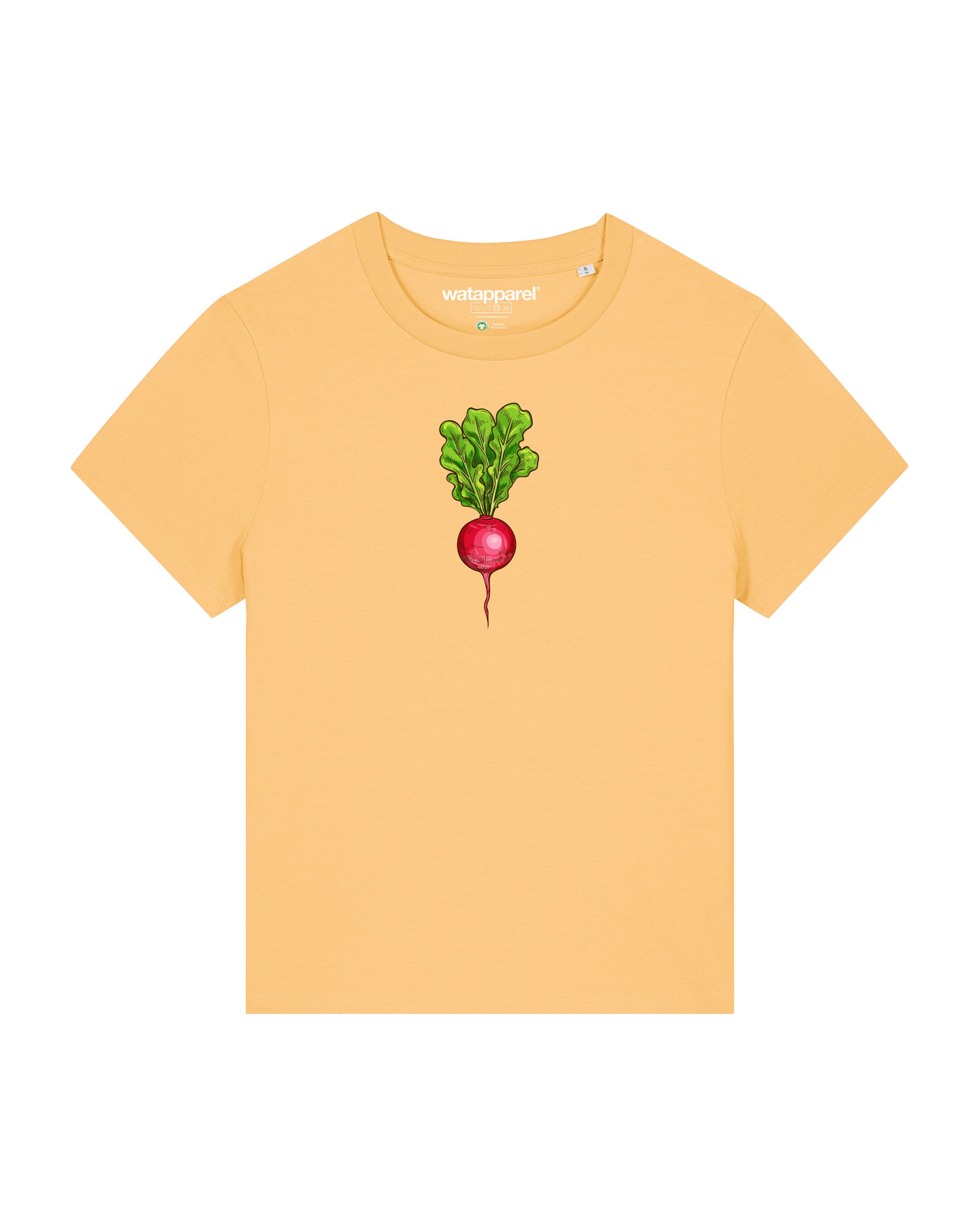 Maglietta di Watapparel in giallo: frontale