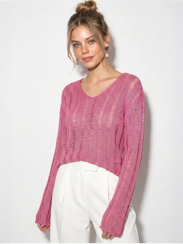 Top 'Strickoberteile' di Bianco Lucci in rosa
