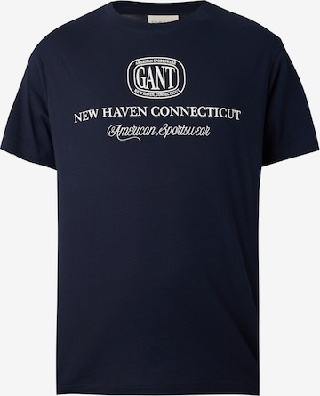 GANT - Camisa em azul: frente