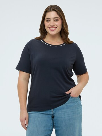 T-shirt Fiorella Rubino en bleu