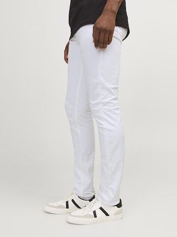 Coupe slim Jean 'Glen Blaine' JACK & JONES en blanc