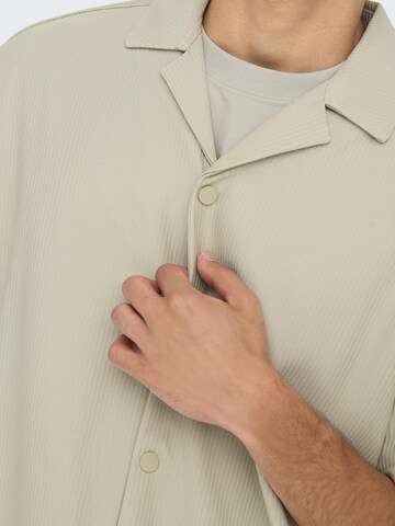 Only & Sons - Ajuste regular Camisa 'ONSKari' en gris