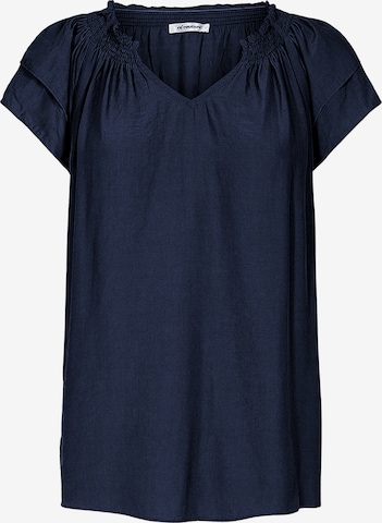 Chemisier 'Sunrise' co'couture en bleu : devant