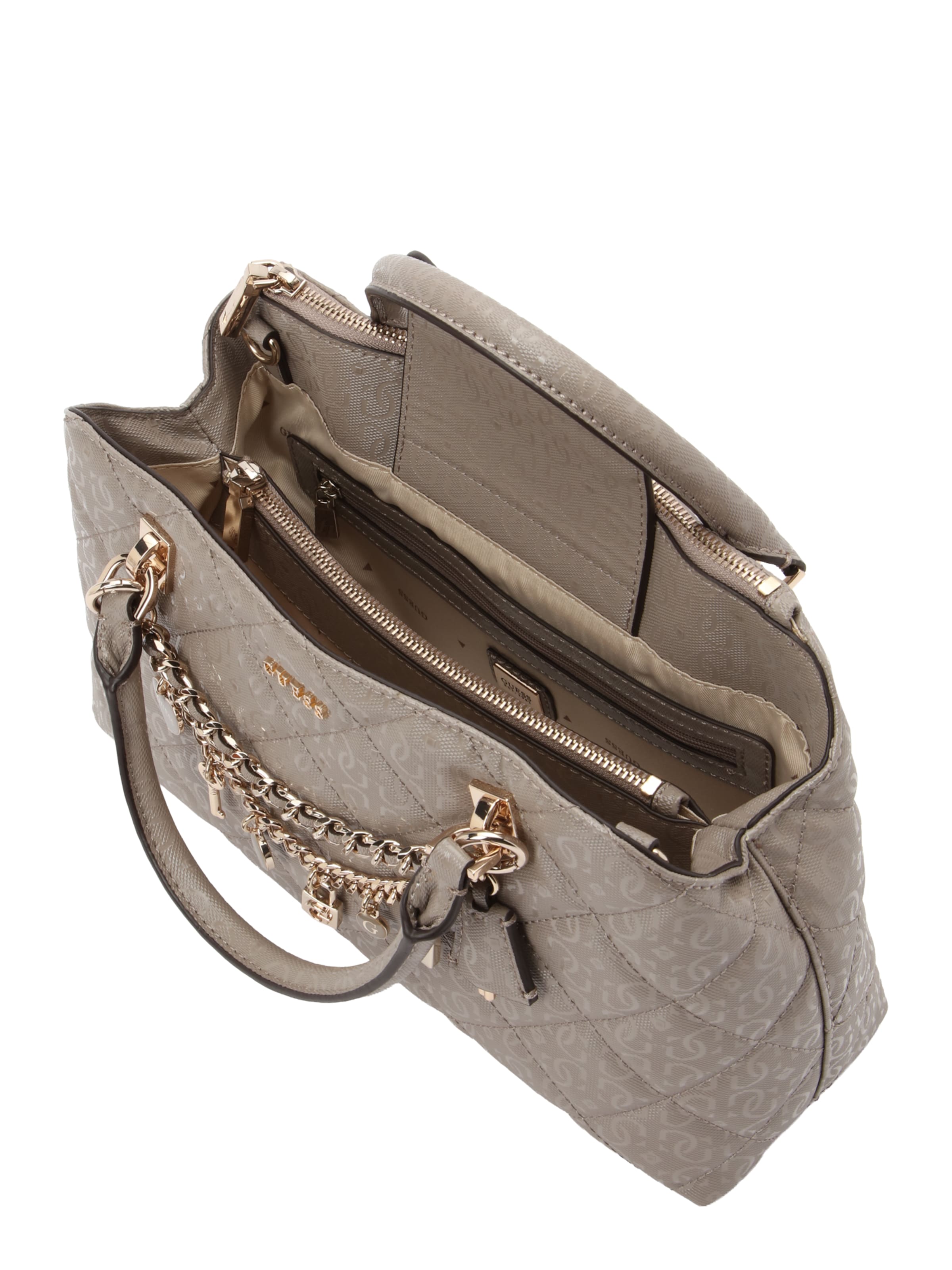 GUESS Handbag 'Libby' in Beige