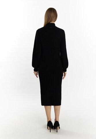 DreiMaster Klassik Knitted dress in Black