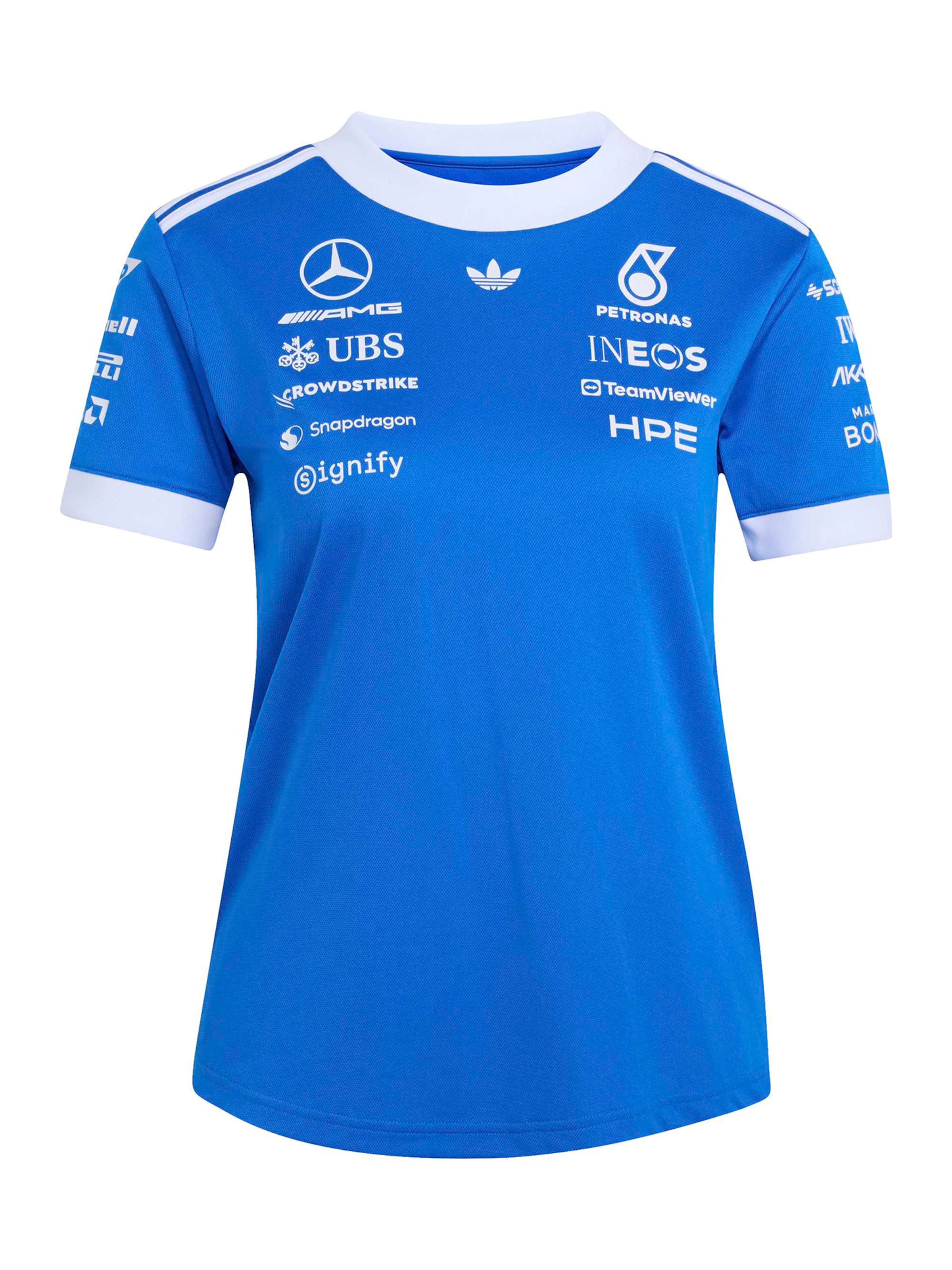ADIDAS PERFORMANCE Λειτουργικό μπλουζάκι 'Mercedes-AMG Petronas Formula 1 Team' σε μπλε: μπροστά