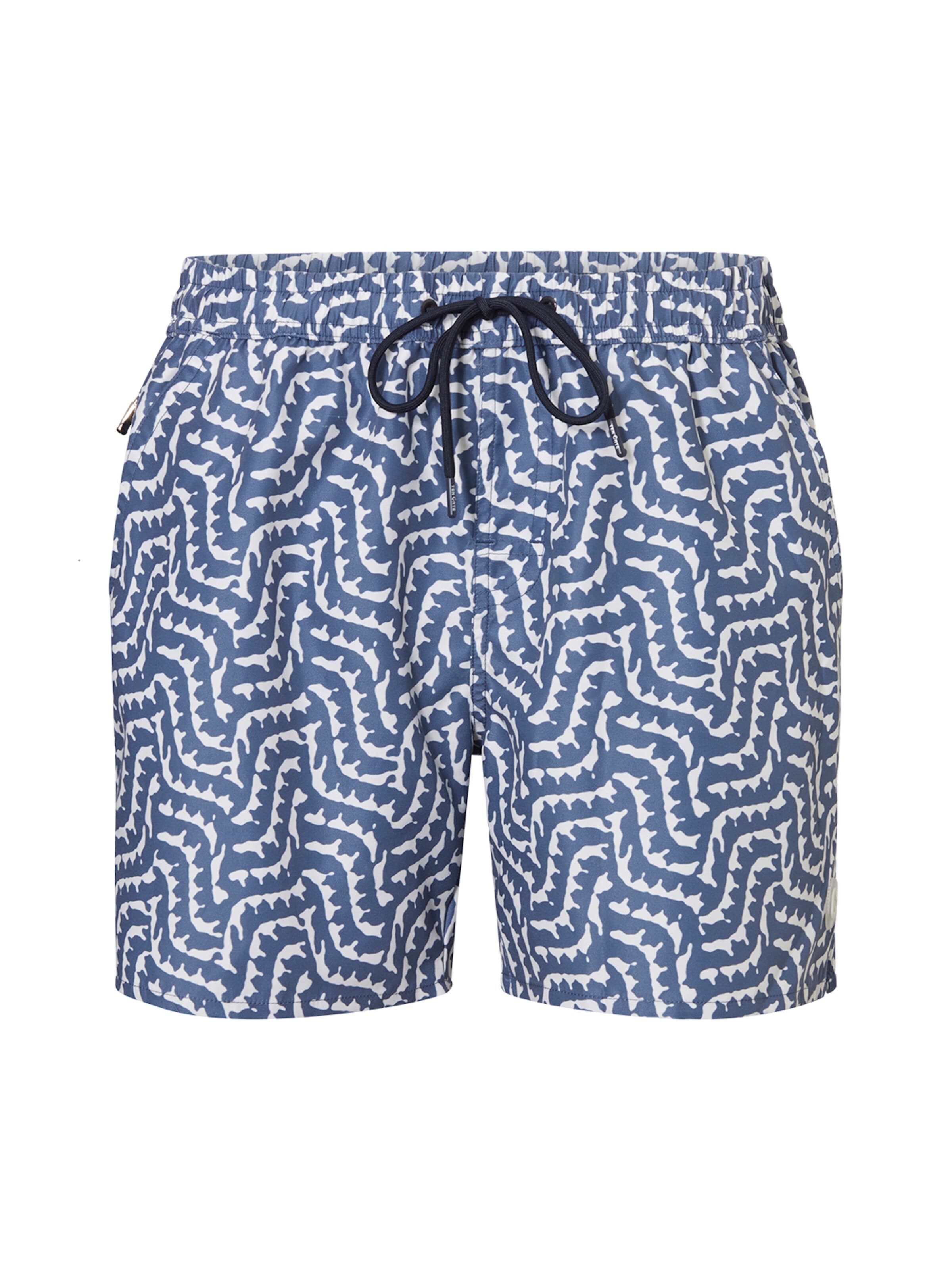 Ten Cate Zwemshorts in Blauw: voorkant