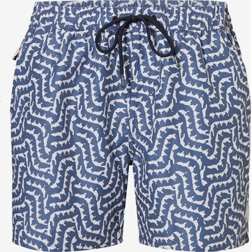 Ten Cate Board Shorts in Blue: front