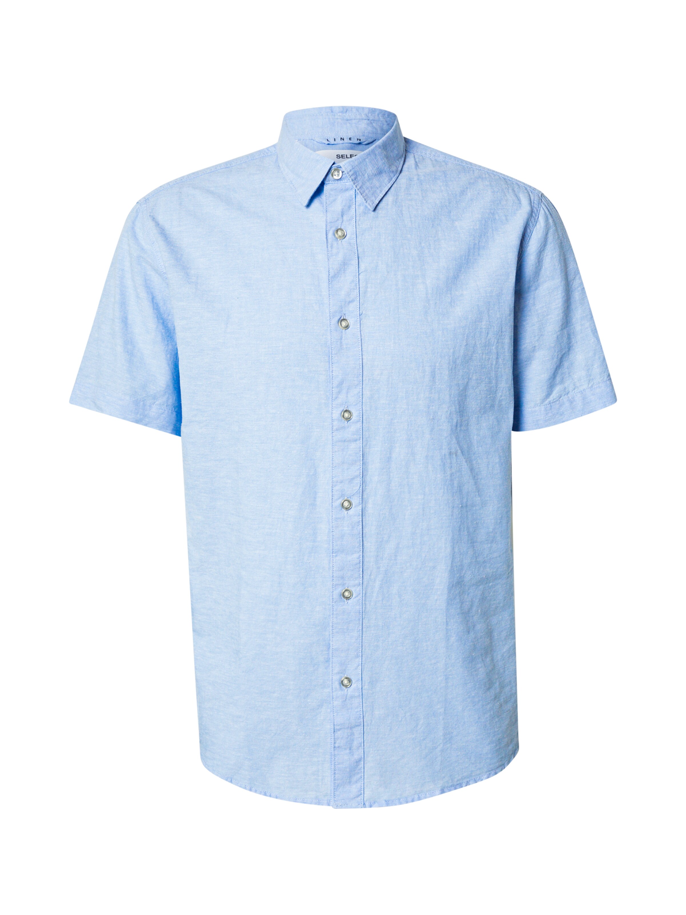 SELECTED Рубашка в Синий: спереди