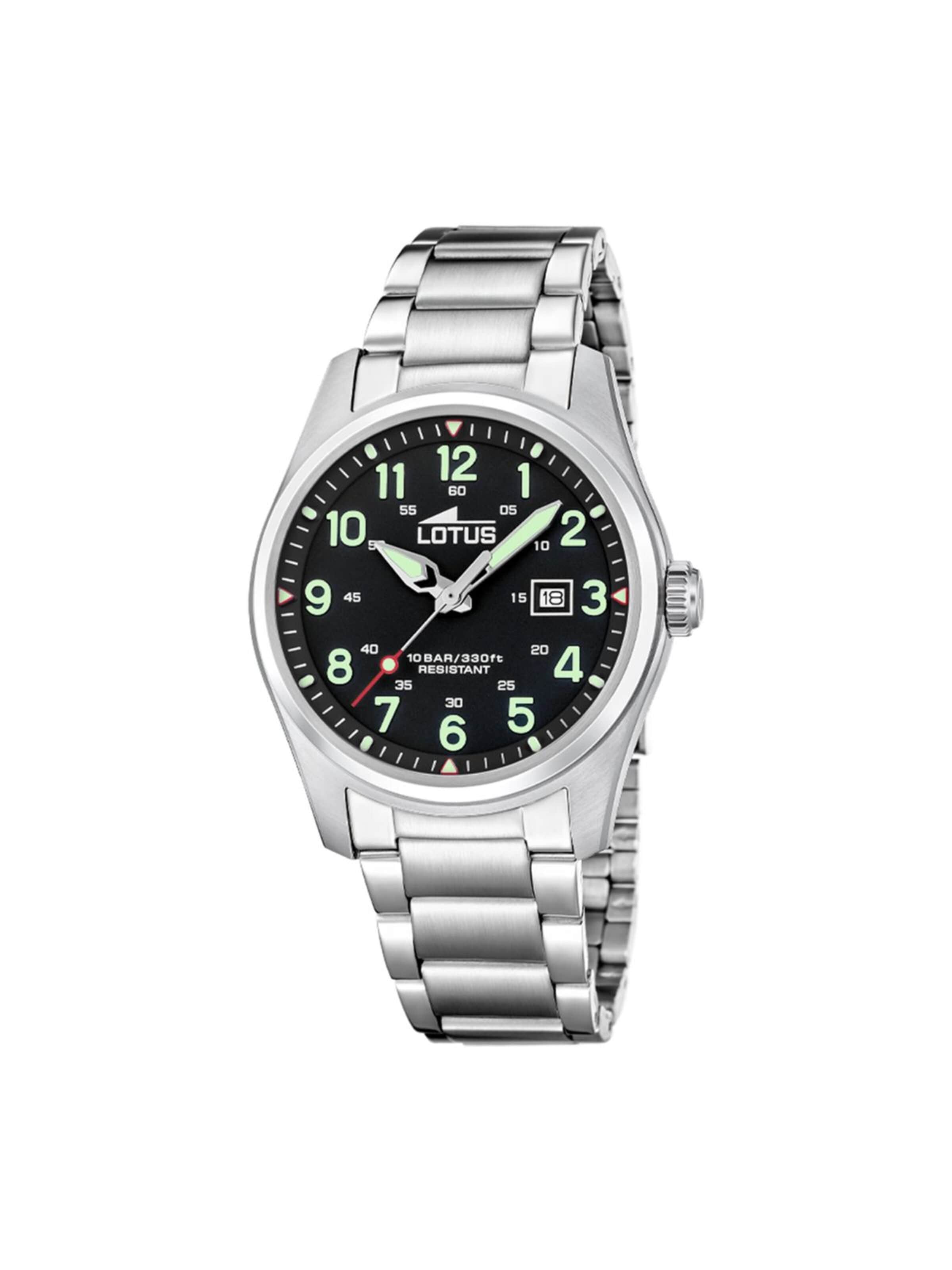 Lotus Analogové hodinky 'Date watch Minimalist For Him' – černá: přední strana