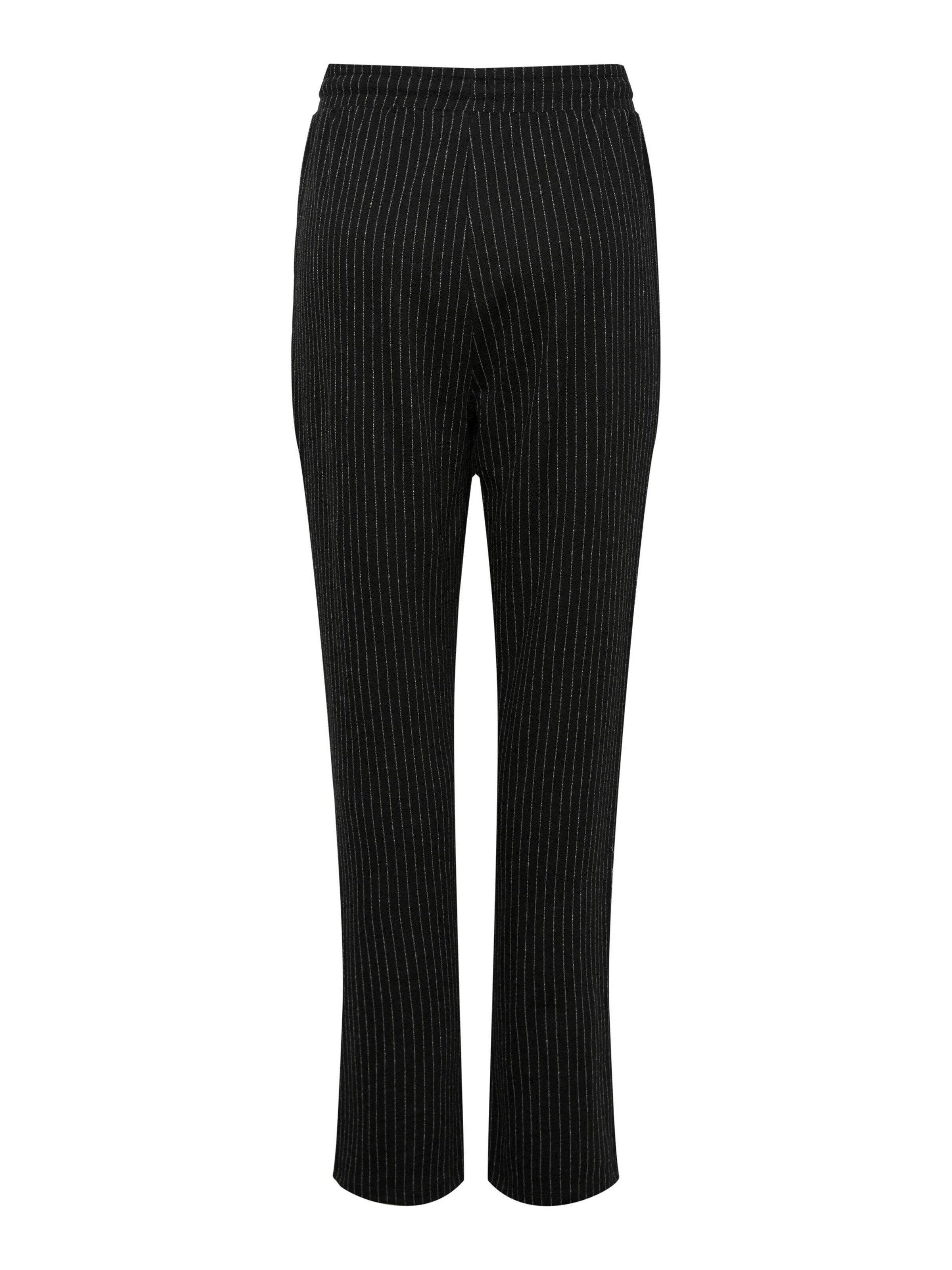 PIECES Regular Hose 'JANNAH' in Schwarz