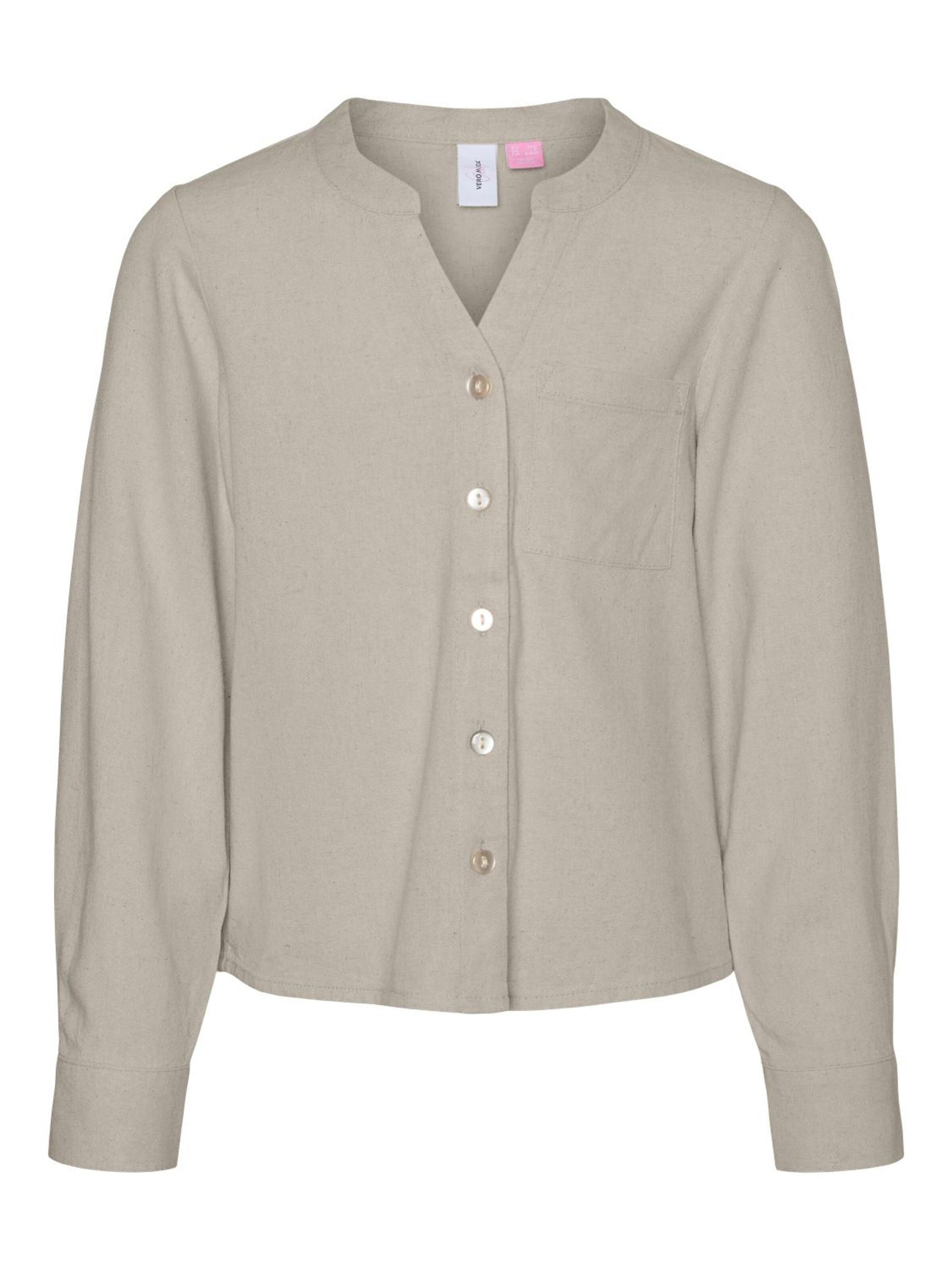 Vero Moda Girl Bluse i grå: forside