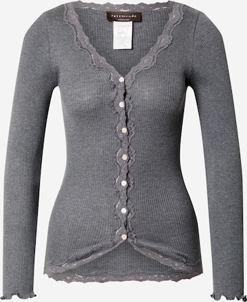 rosemunde Knit Cardigan in Grey: front