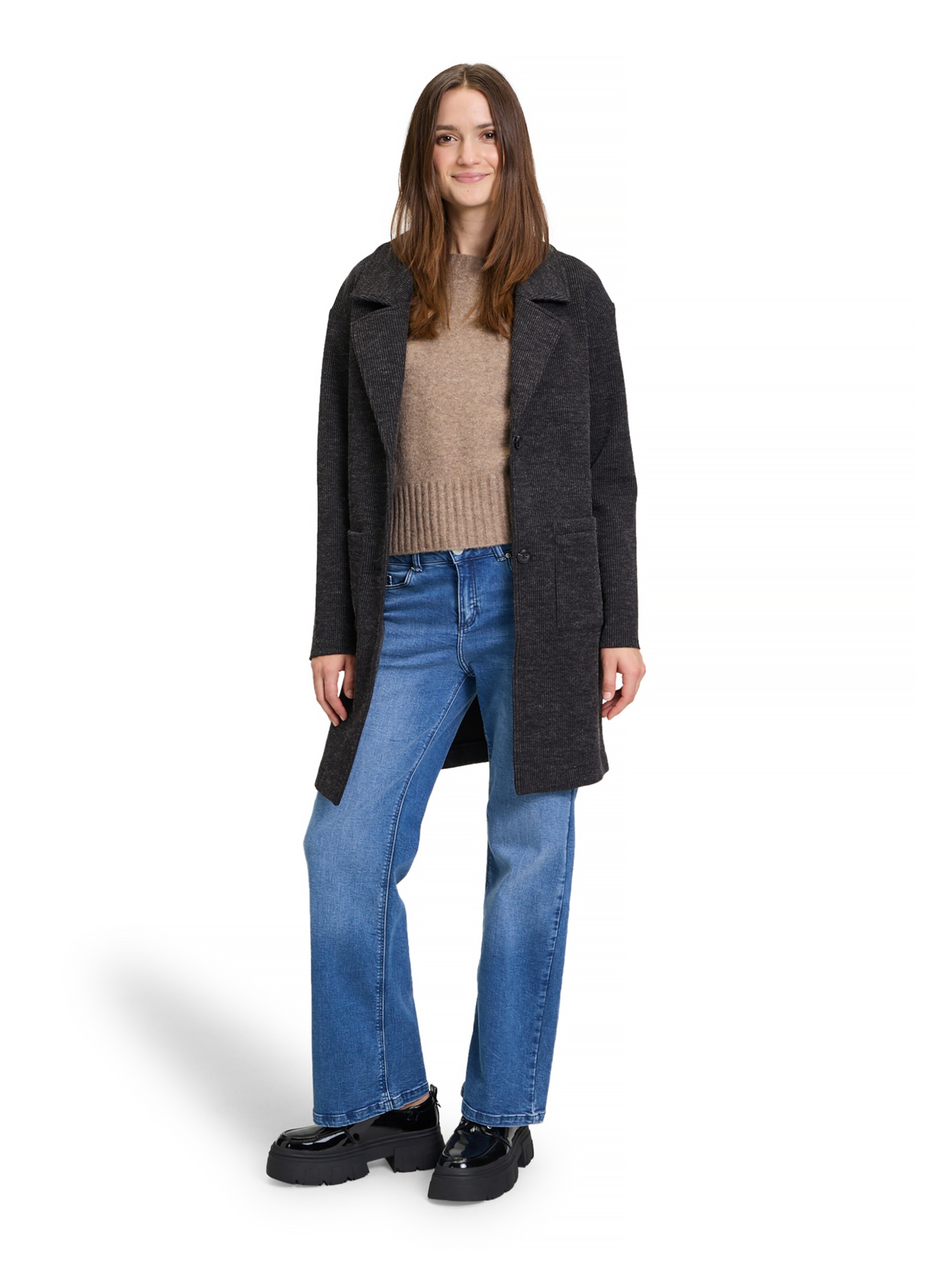 Cartoon Between-seasons coat in Grey