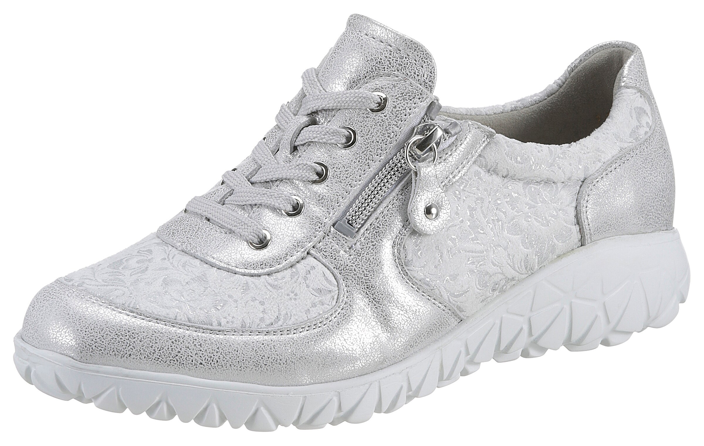 WALDLÄUFER Sneakers in Silver: front