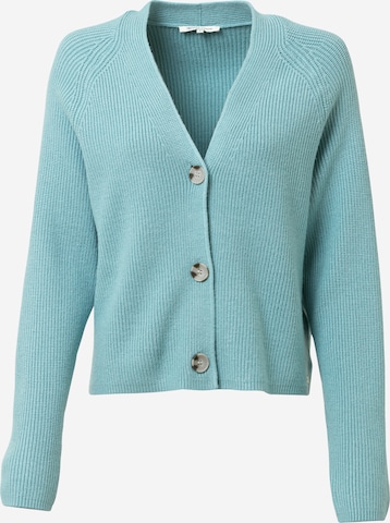 TOM TAILOR DENIM Strickjacke in Blau: Vorderseite