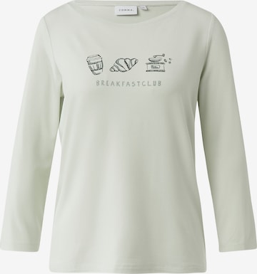 T-shirt COMMA en vert : devant