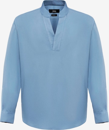 AntiochRegular Fit Košulja - plava boja: prednji dio