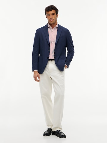 TOMMY HILFIGER Slim fit Zakelijk overhemd 'New York' in Rood