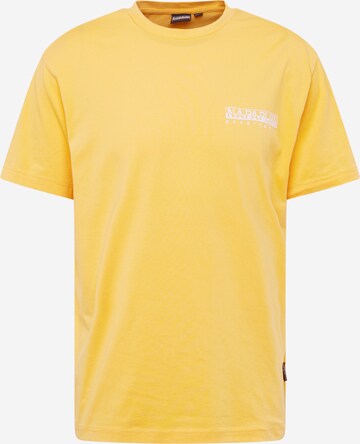 NAPAPIJRI Shirt 'FABER' in Yellow: front