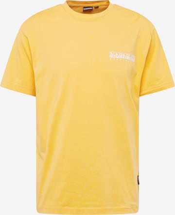 T-Shirt 'FABER' NAPAPIJRI en jaune : devant