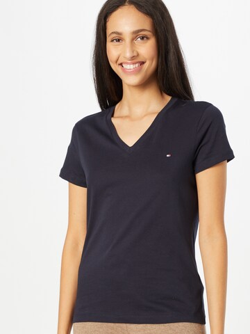 T-shirt TOMMY HILFIGER en bleu : devant