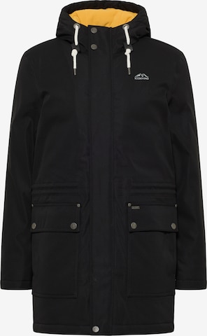 ICEBOUND Weatherproof jacket 'Arctic' in Black: front