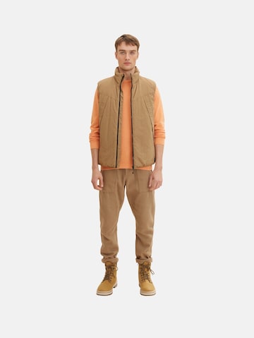 TOM TAILOR - Regular Fit Pullover em laranja