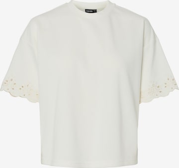 T-shirt 'PCChilli' PIECES en blanc : devant