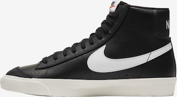 Nike Sportswear Kotníkové tenisky 'Blazer Mid 77 Vintage' – černá: přední strana