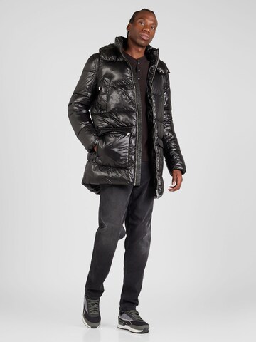 Karl Lagerfeld Zimná bunda - Čierna