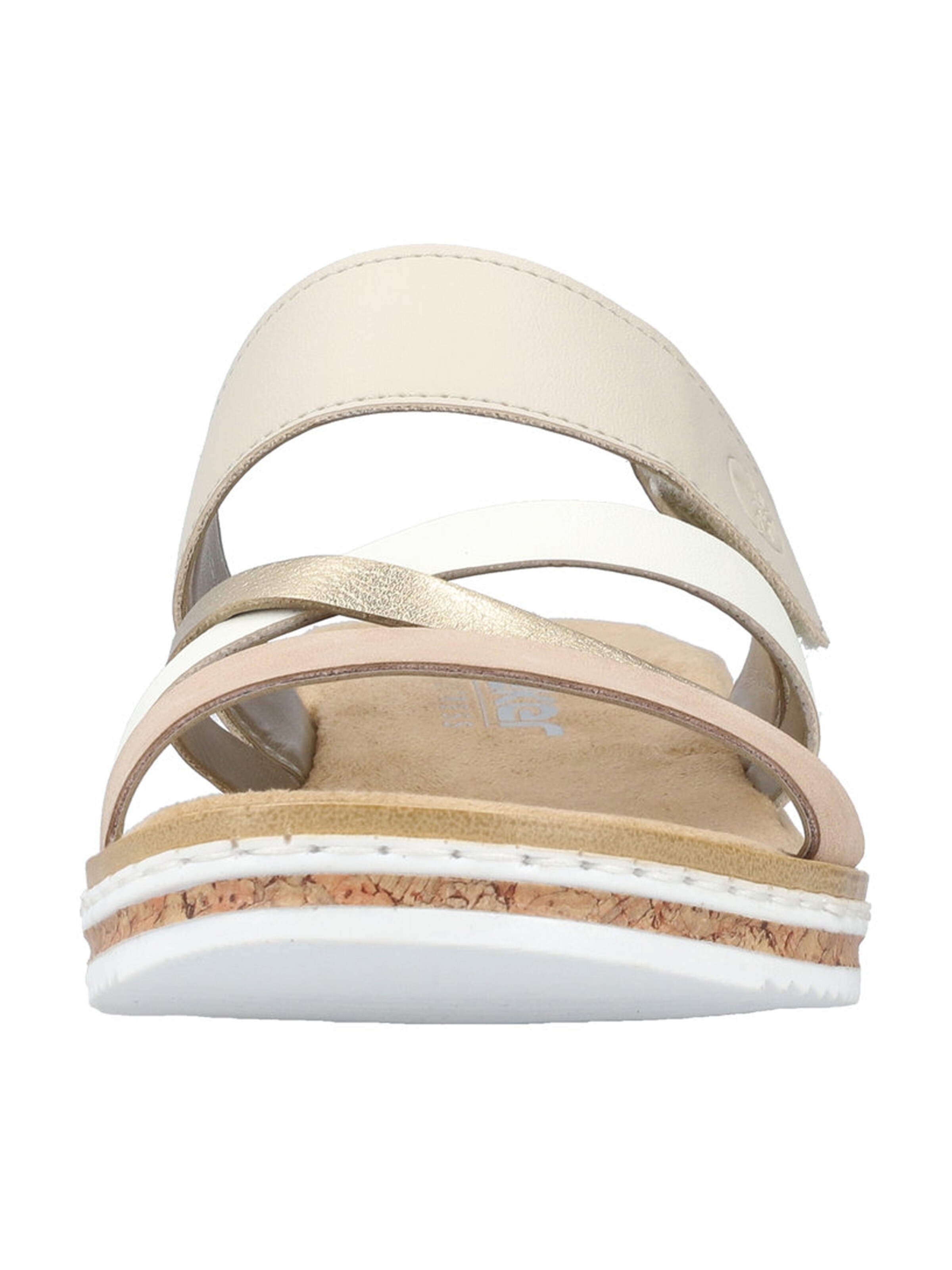 bēšs Rieker Ādas čības