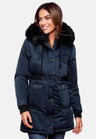 NAVAHOO Winterparka in Blauw: voorkant