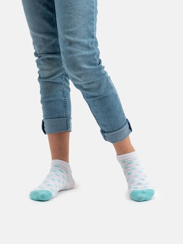 Occulto Socks 'Mikl' in Blue: front