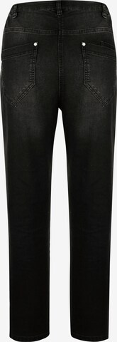 MIAMODA Slimfit Jeans in Zwart