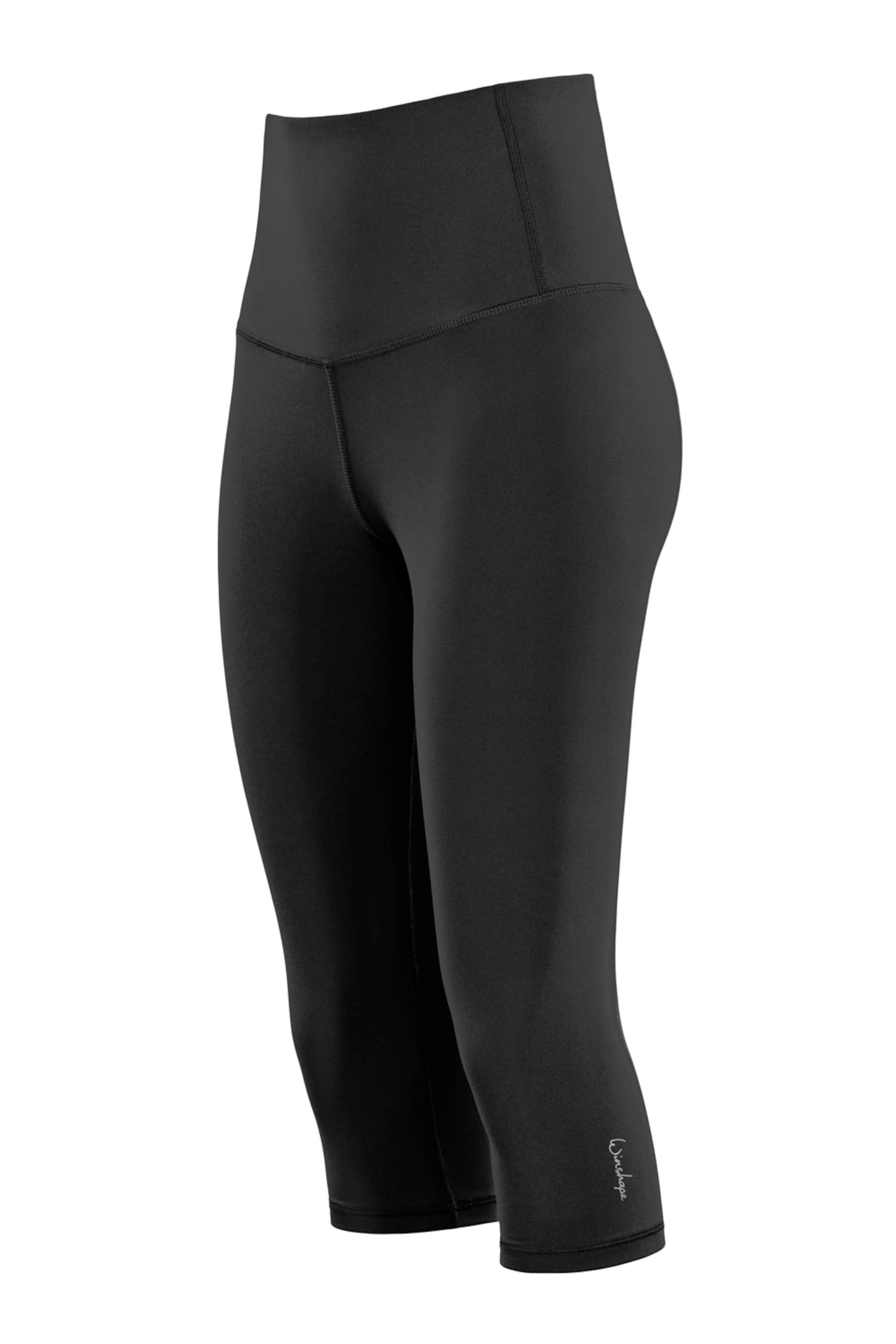 Winshape Skinny Sportsbukser 'HWL217C' i sort