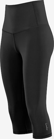 Winshape Skinny Spodnie sportowe 'HWL217C' w kolorze czarny