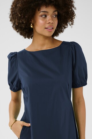 CULTURE Jurk in Blauw